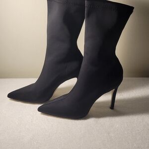 Elegant Black Women's Stiletto Boots